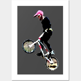 bmx race racing Posters and Art